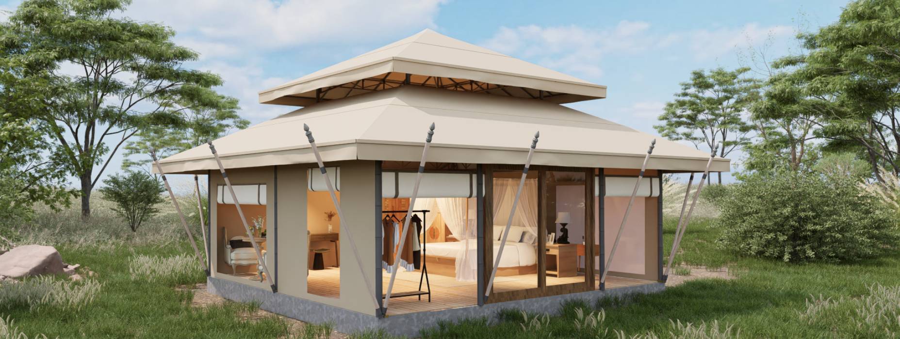 兴隆台区户外野奢帐篷